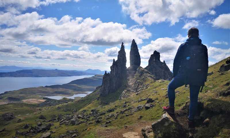Medium HAG Hiking On The Old Man Of Storr Isle Of Skye @Talesofabackpacker 2019 ONLINE USE ONLY