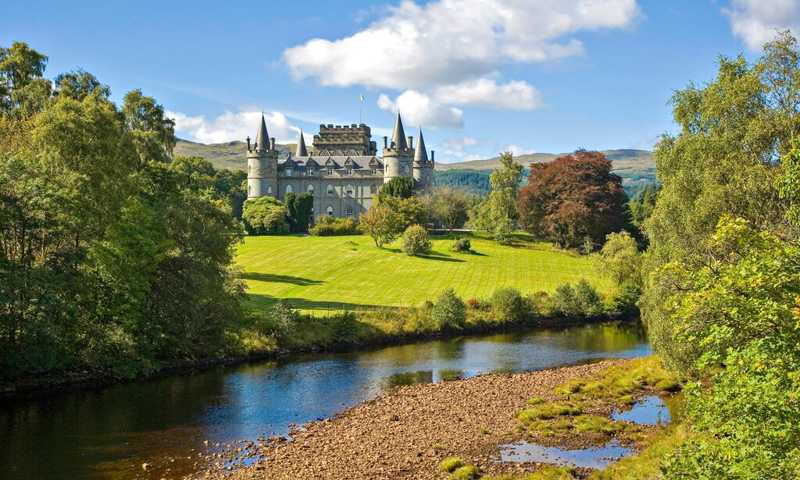 Inveraray Castle In Scotland