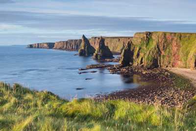 Duncansby Head, a dramatic cliffside with towering sea stacks and sweeping views of the North Sea