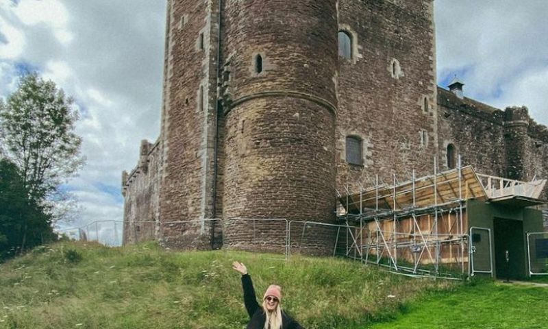 📸 by @blondiblue on a visit to Doune Castle as 'Castle Leoch' on our 1-day Outlander Explorer tour⁠