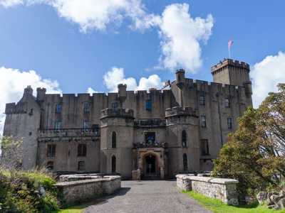 Front entrance of Dunvegan Castle
