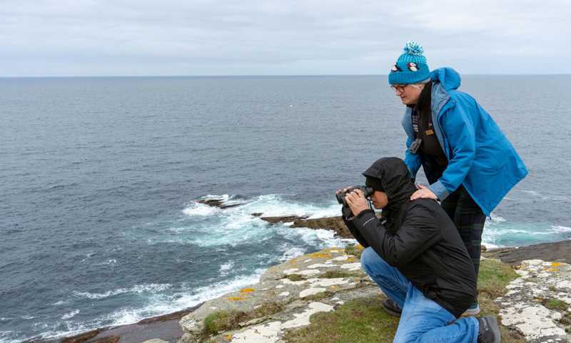 Medium People At Brough Of Birsay