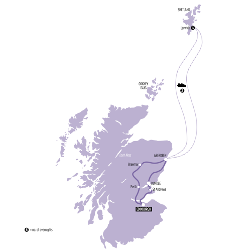 Up Helly Aa 2027 route map