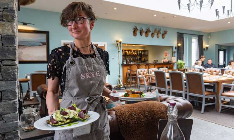 The Skye Inn Restaurant On Isle Of Skye Portree