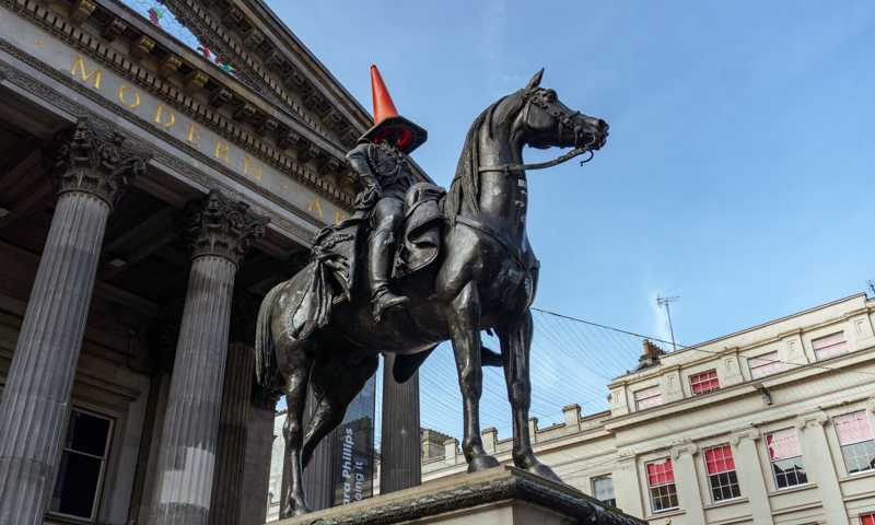 Large Duke Of Wellington Statue, Glasgow